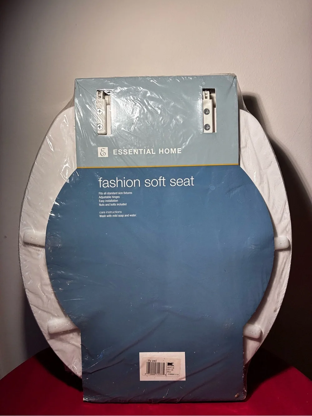 Vintage Essential Home “Lily Pad” Fashion Soft Seat Toilet Seat NOS Sealed